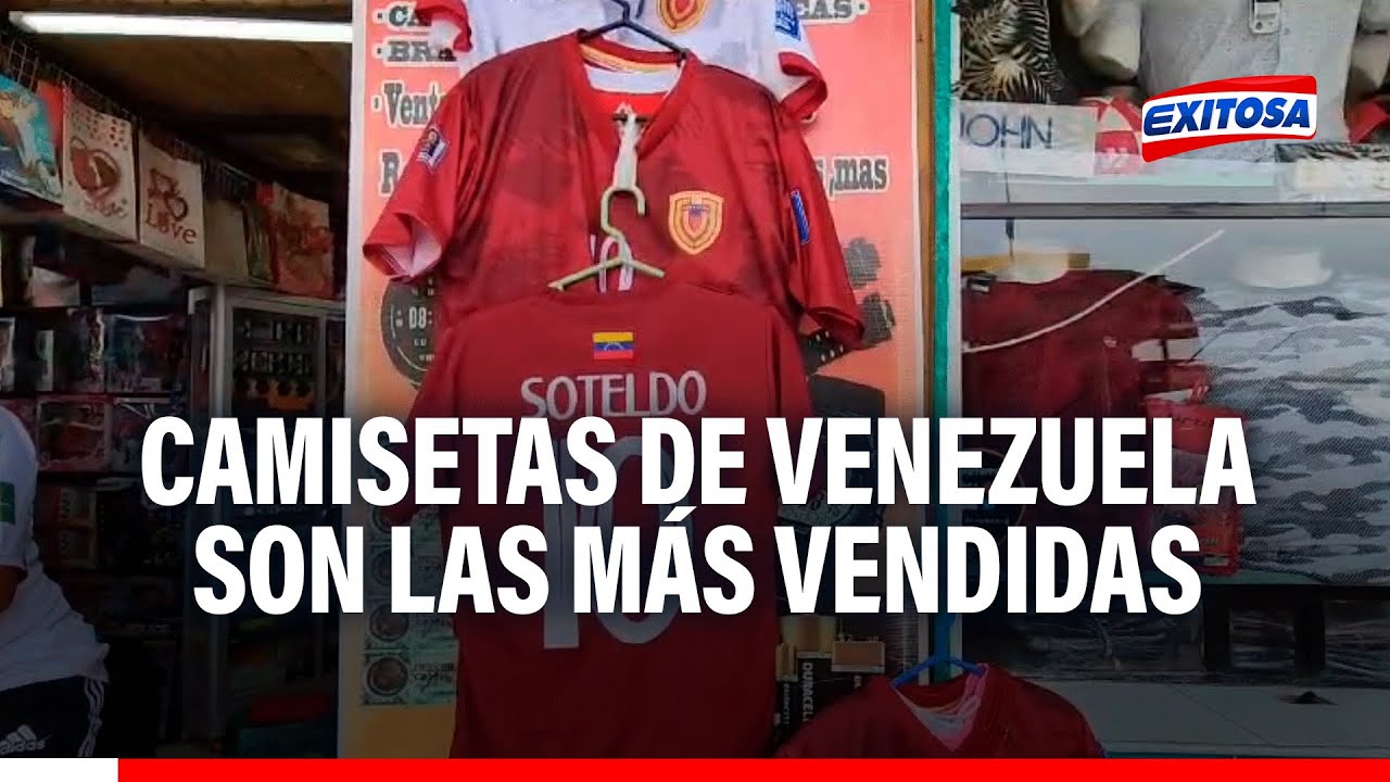 🔴🔵Chiclayo: Camisetas de la Selección Venezolana son las más vendidas