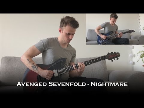 Avenged Sevenfold - Nightmare (Guitar Cover + All Solos)