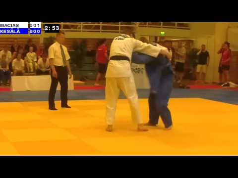 Judo Nordic Championships 2014: B18-66: MACIAS - KESÄLÄ