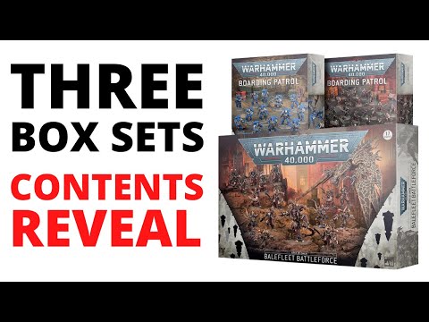 Games Workshop Unveils THREE NEW 40K DISCOUNT SETS - Boarding Patrols and Balefleet Battleforce