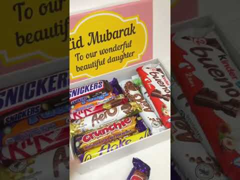 Personalised Eid Chocolate Gift Box for your Children | Halal Sweet Stop  #eid #eidmubarak #children