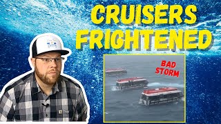 Tender Boat Caught in Storm With Cruise Guests Onboard | MSC Cabins Flooded