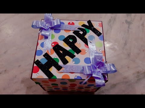 #Chocolate explosion box #Special Dairy Milk chocolate box #3 layers Birthday explosion box 🎁