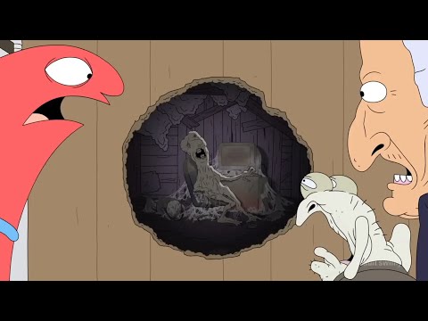 Smiling Friends Wall Guy Death Scene