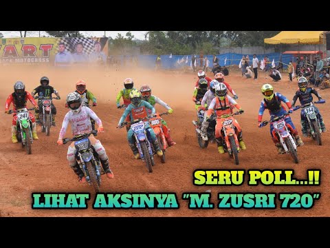 WOooww SERU...!!! MOTO I BEBEK MODIFIKASI 125 CC OPEN - KEJUARAAN MX & GTX ROKAN HILIR 2022