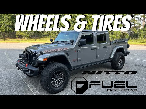 Unleash the Beast: Jeep Gladiator Wheel and Tire Upgrade with Fuel Rebel 5 & Nitto Ridge Grapplers