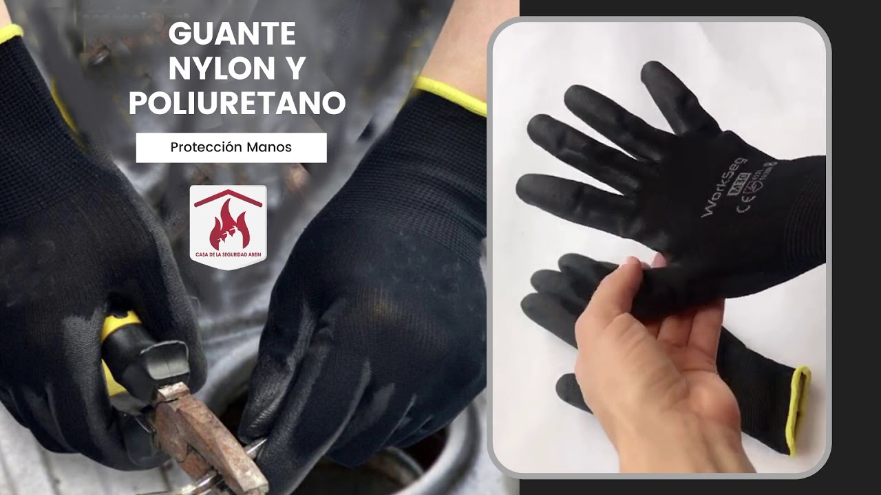 🧤 Guante En Nylon Y Poliuretano 🧤