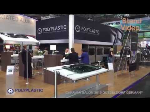 Video stand POLYPLASTIC CARAVAN SALON 2015 DÜSSELDORF GERMANY iStandVideo