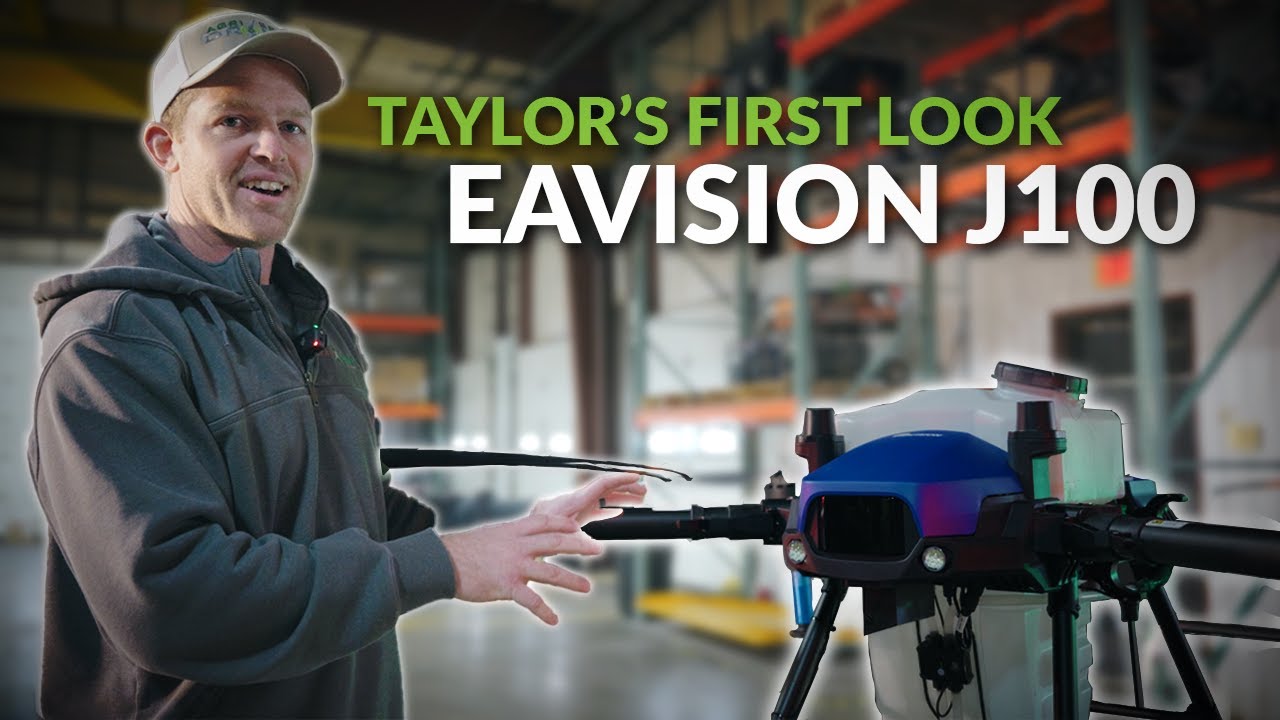 Taylor Moreland's First Look at the EAVision J100 Spray Drone