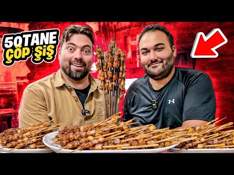 50 TANE ÇÖP ŞİŞ YEDİK!@muratabigf 