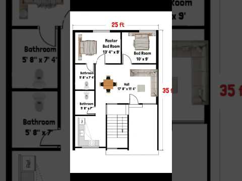 15x30 House Plan 15 x 30 Ghar Ka Naksha Small House Plans Design 450 sq ft house Plans