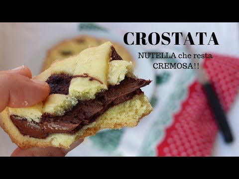 CROSTATA ALLA NUTELLA MORBIDA e CREMOSA!! Ricetta Facile - RICETTE DI GABRI