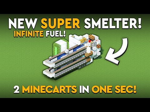 Insane Minecraft Super Smelter: Never Run Out of Fuel!