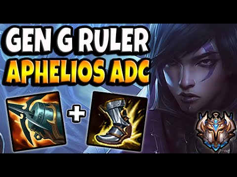 Aphelios vs Jinx ADC [ Gen G Ruler ] Korea Challenger Patch 11.7 ✅
