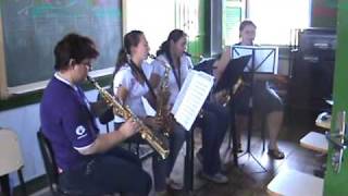 Odeon (Ernesto Nazareth) com o Quarteto de Saxofones de Santa Rosa de Viterbo