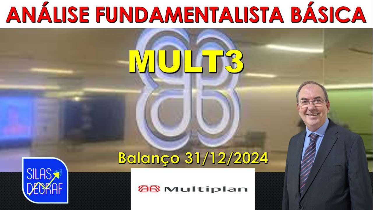 MULT3 - MULTIPLAN EMPREENDIMENTOS IMOBIL.  S/A. ANÁLISE FUNDAMENTALISTA BÁSICA. PROF. SILAS DEGRAF