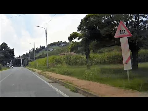 Passaggio a livello SP 23 per Castagnole Lanze (AT) #levelcrossing #passaggioalivello #bahnübergang