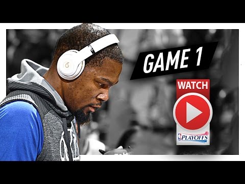 Kevin Durant Full Game 1 Highlights vs Trail Blazers 2017 Playoffs - 32 Pts, 10 Reb, SICK!