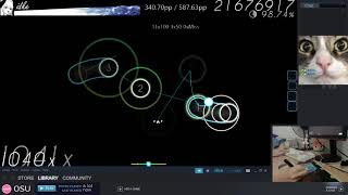 [Live] idke | FELT - Lost My Way [Journey's End] 1st +HR FC 98.89% {#1 597pp} - osu!