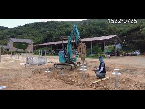 기초파일 셀프 시공법! 한국태양광에너지