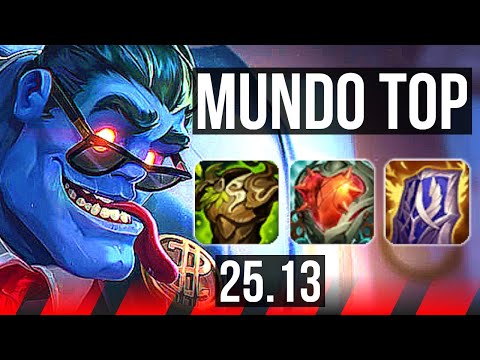 DR. MUNDO vs MORDEKAISER (TOP) | 1200+ games | EUW Master | 25.13
