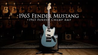 Video thumbnail for 1965 Fender Mustang and 1965 Champ-amp by Emerald City Guitars