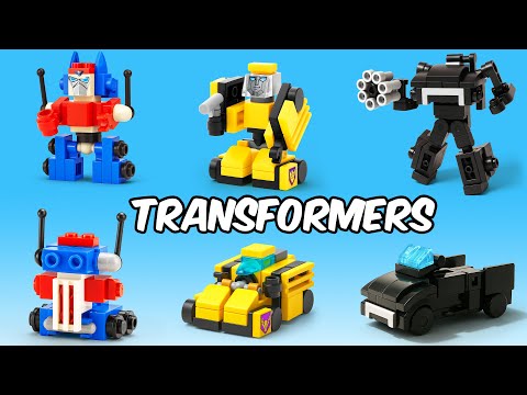 LEGO Transformers MOC: All Mini Mecha Tutorials | FUNZ Bricks