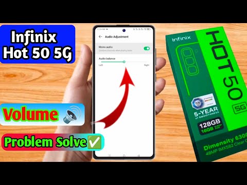 infinix hot 50 5g me volume kaise badhaye, infinix hot 50 5g volume problem