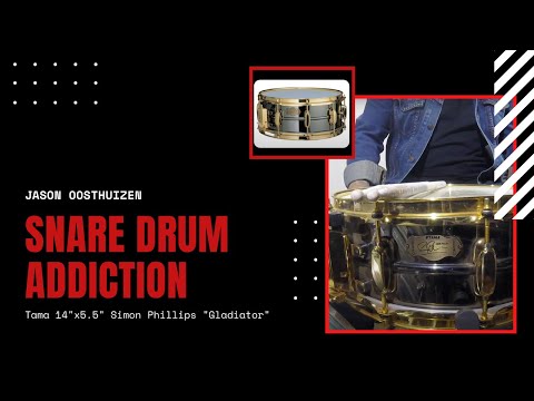 Jason Oosthuizen's snare drum addiction - Prt 9 - Tama 14''x5.5'' Simon Phillips ''Gladiator'' Snare