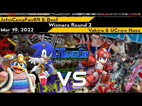 [Smash Ultimate] JohnCenaFan69 & Beef vs Vakira & UCrew | Hass - CT Gamercon 5 (Winners Round 2)