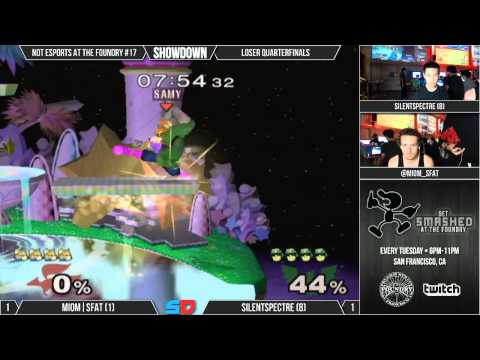 Get Smashed at the Foundry #17 - Loser Quarters - MIOM|SFAT (Fox) v SilentSpectre (C. Falcon)