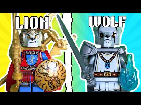 I Turned LEGO CHIMA into Fantasy Minifigures!