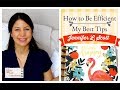 How To Be Efficient | My Best Tips | Jennifer L. Scott