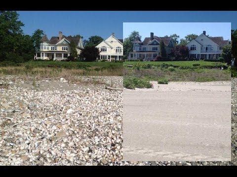 Surf Rake Beach Cleaning Machine removes Stone and Shell