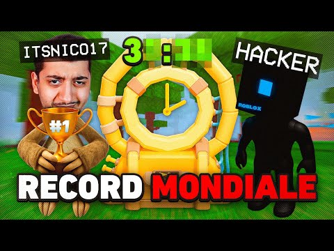 HO BATTUTO il RECORD MONDIALE con l'HACKER su 99 NOTTI!! ROBLOX ITA