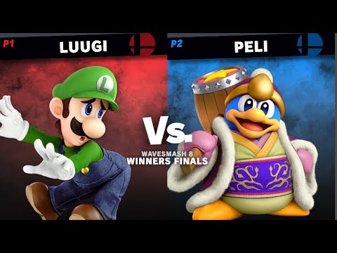 WaveSmash 8 Winners Finals - Luugi (Luigi) VS Peli (Dedede)