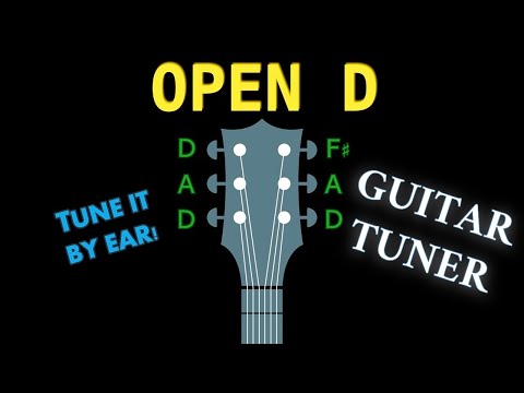 OPEN D - GUITAR Tuning (Tuner)