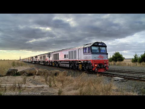 6PM9 SCT Mixed Freight With Boxcars, Containers & Steel (21/2/2022) - PoathTV Australian Railways