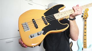 Video thumbnail for Squier Paranormal Jazz Bass - pickup upgrade (Custom Shop 60's) by Thomas De Weerdt