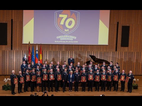 Svečana akademija ob 70-letnici gasilskih zvez v Sloveniji