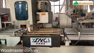 Day chuyền máy làm chân ghế 9 công đoạn 1 công nhân