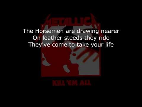 Metallica  The Four Horsemen Lyrics (HD)