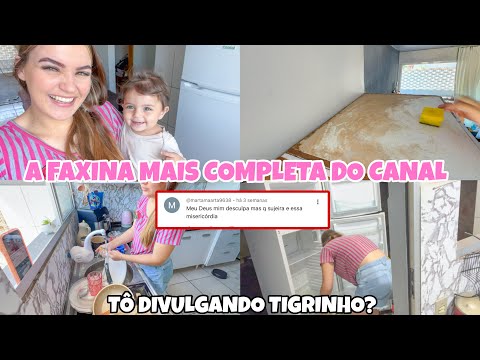 FUI ACUSADA DE ENGANAR VOCÊS😓FAXINA PESADA NA COZINHA+ORGANIZANDO TUDO COM DUAS CRIANÇAS|Lar da Ana 