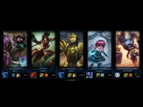 ADC Poppy + Doublejungle + AS Annie - Funny game with friends! :D