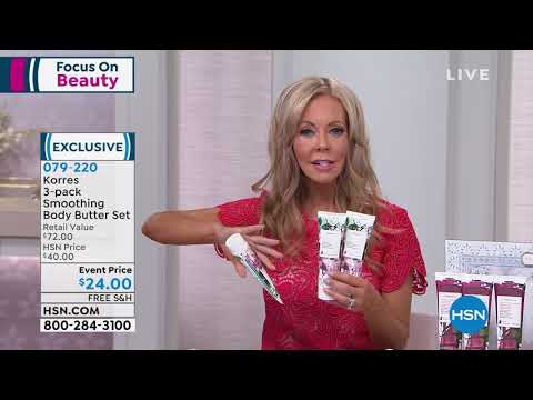 Korres – Glättende Körperbutter im 3er-Set mit japanischer Rose