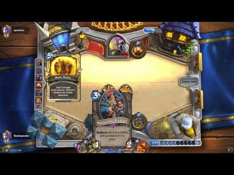 Hearthstone w/ Spooky #4 - Warrior Legendary Control Deck Match 1 (vs Priest)