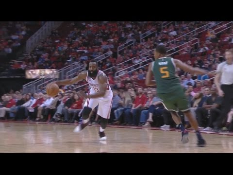 James Harden Killer Crossover On Rodney Hood | Jazz vs Rockets | Nov 19, 2016 | 2016-17 NBA Season