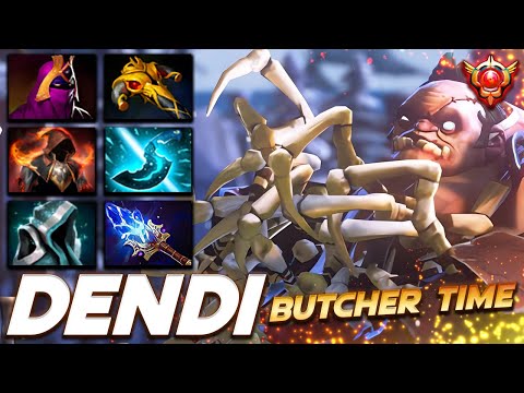 Dendi Pudge Butcher Time! - Dota 2 Pro Gameplay [Watch & Learn]