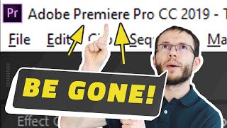 How to Use FULL SCREEN in Premiere Pro