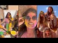 Priyanka M Jain Holi Celebrations With Family Happy Holi 2022 Toshnika Toshitvtelugu